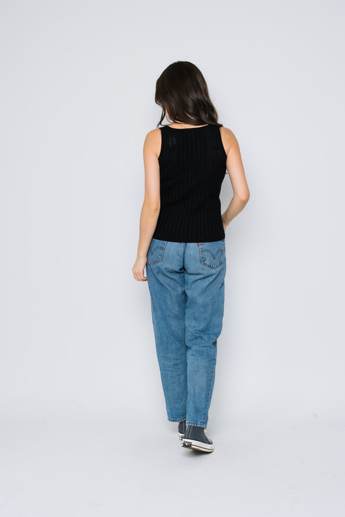 Jasmine-Pointelle Tank